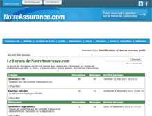 Tablet Screenshot of forum.notreassurance.com