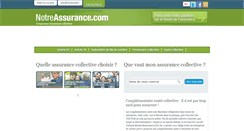 Desktop Screenshot of entreprise.notreassurance.com