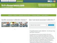 Tablet Screenshot of entreprise.notreassurance.com