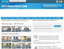 Tablet Screenshot of notreassurance.com